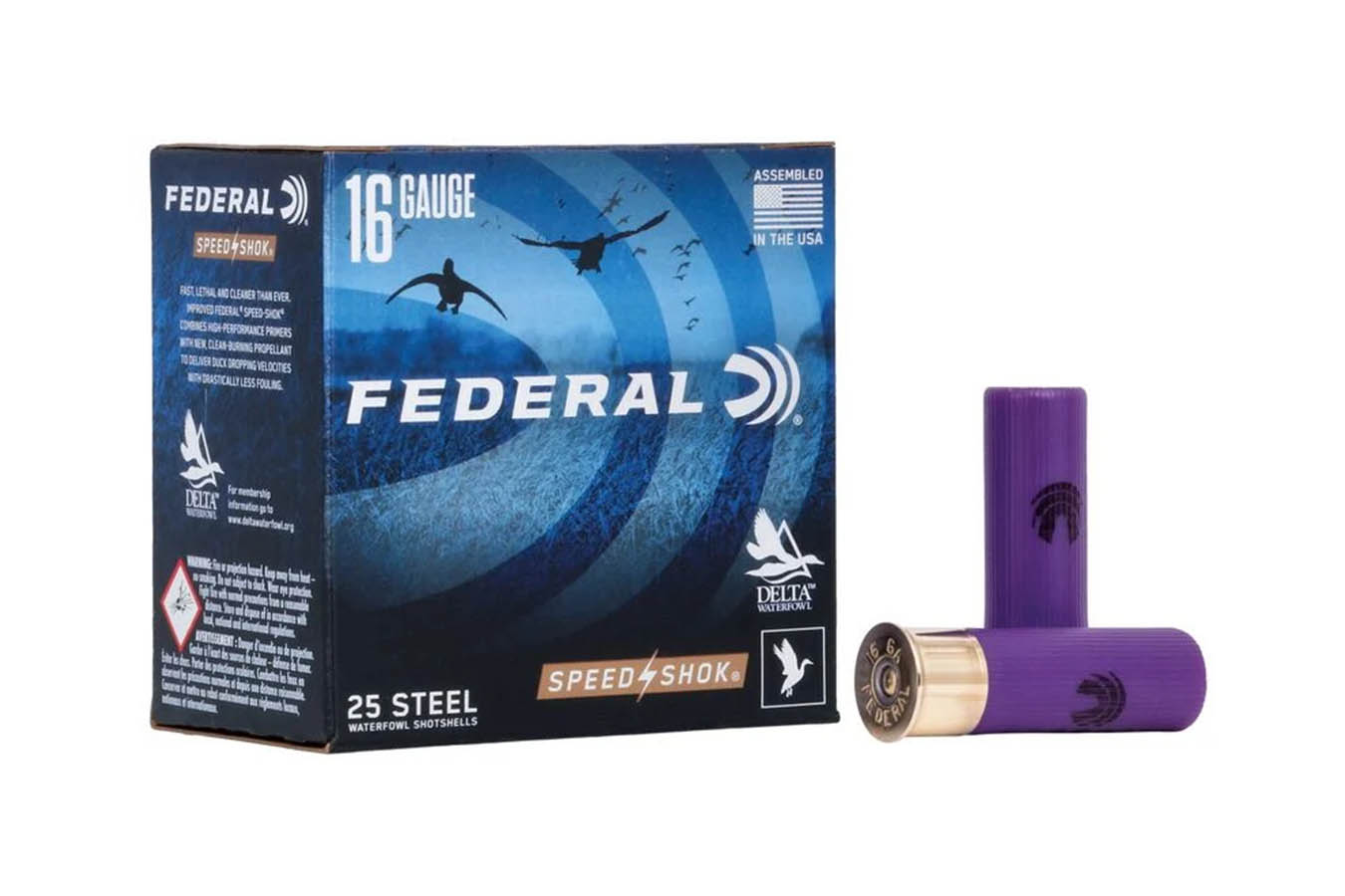 FEDERAL AMMUNITION 16-Gauge 2 3/4 Inch 15/16oz Speed-Shok 25/Box